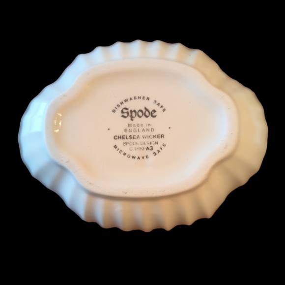 Spode Chelsea Wicker open sugar bowl - Picture 3 of 5